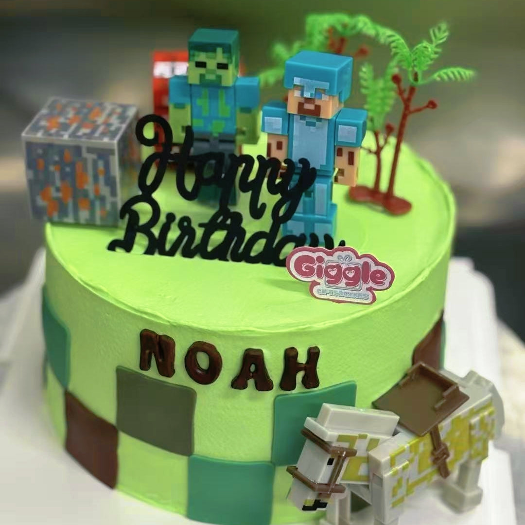 Minecraft cake