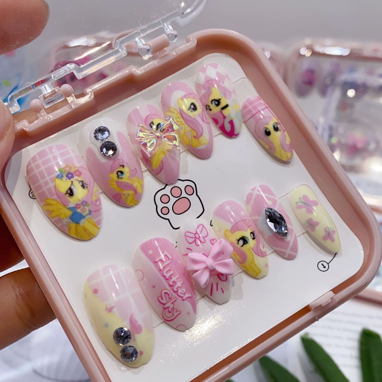 Little pony press-on nail