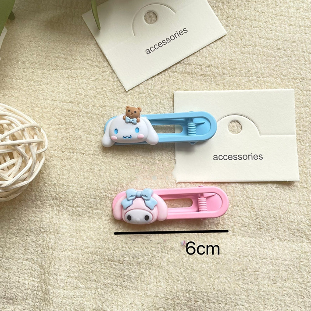 Sanrio hair clips