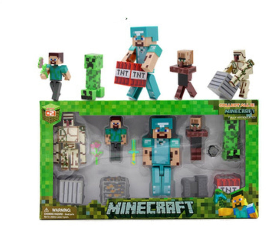 Minecraft doll gift box