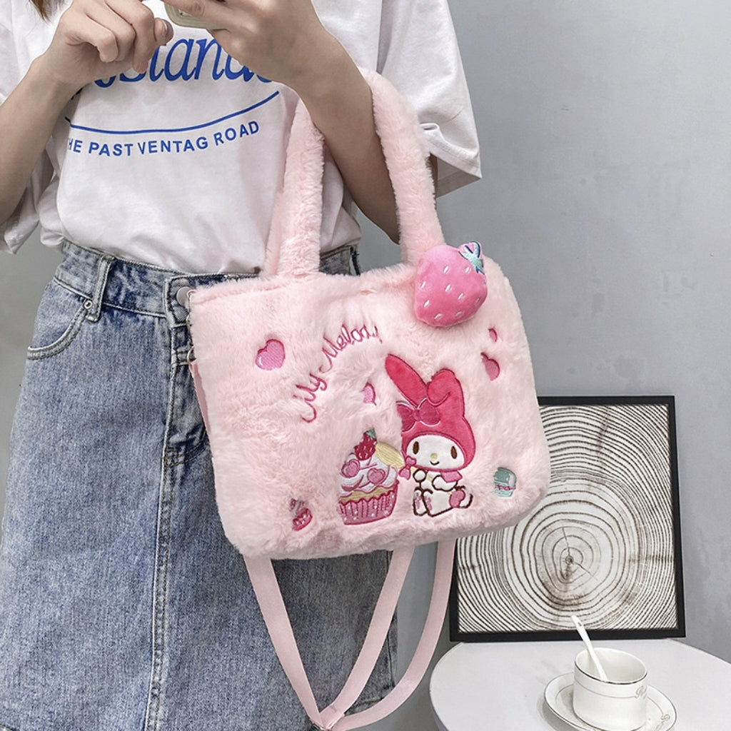 Sanrio fluffy bag