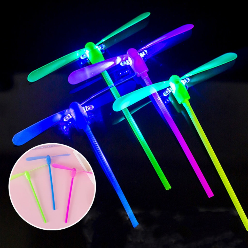 Glowing dragonfly