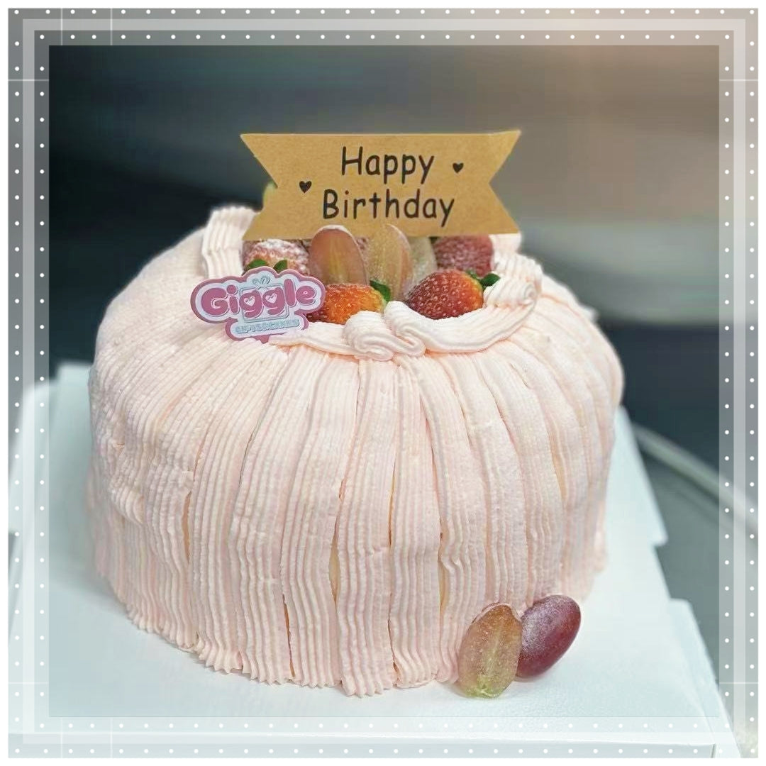 Strawberry pink cake