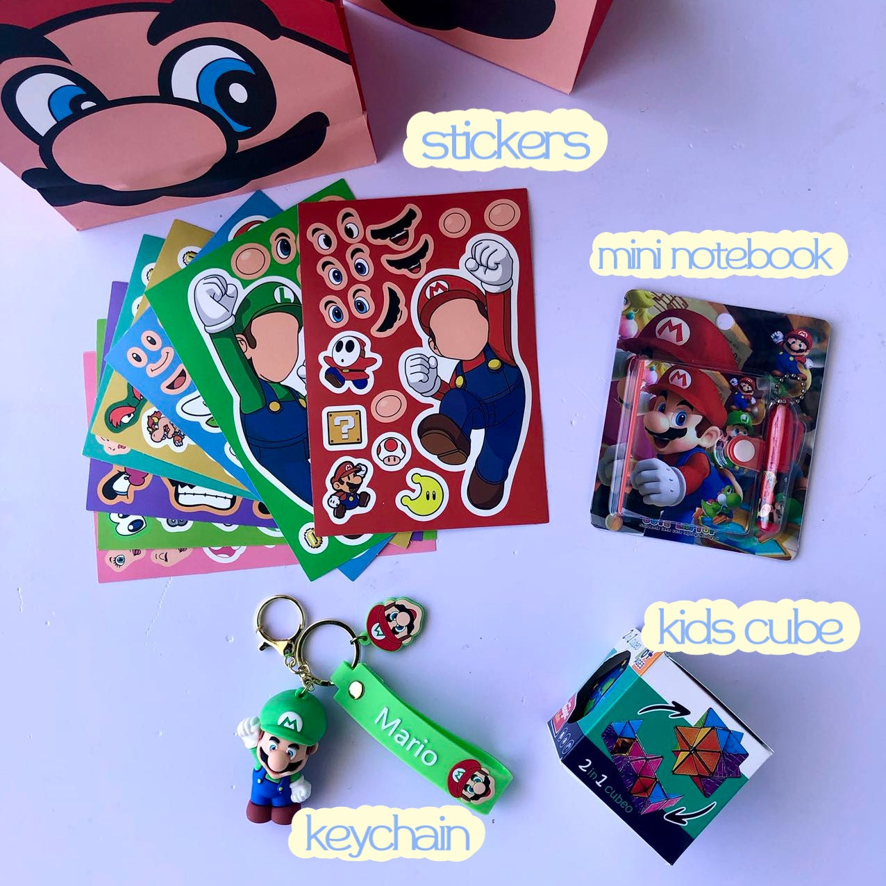 Mario gift bag