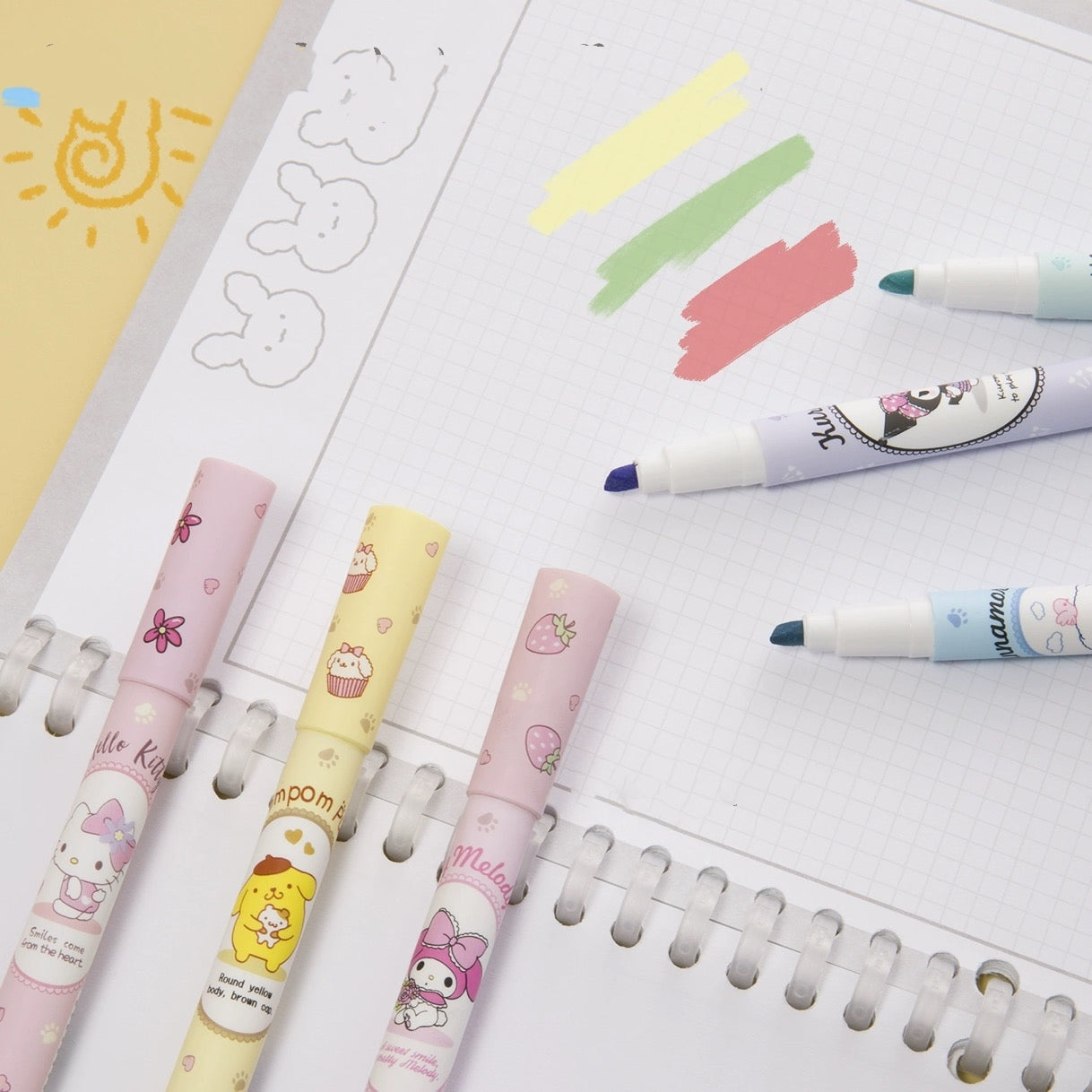 Sanrio highlighter 6pcs