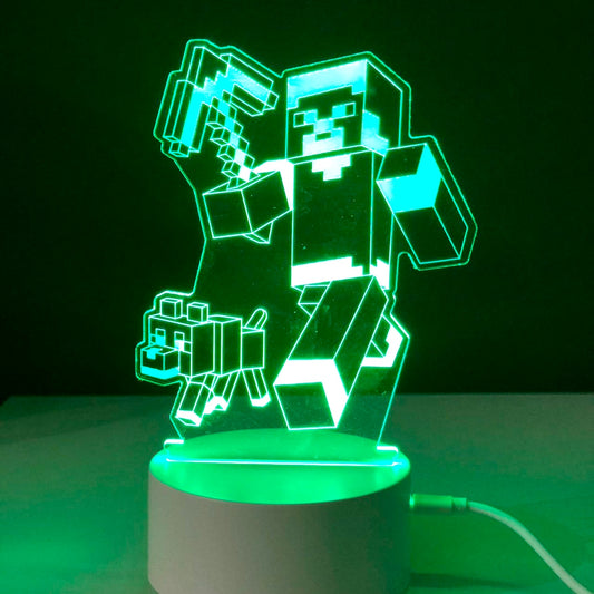 Minecraft Color-changing nightlight