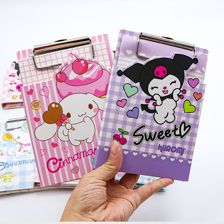 Sanrio notebook with clipboard