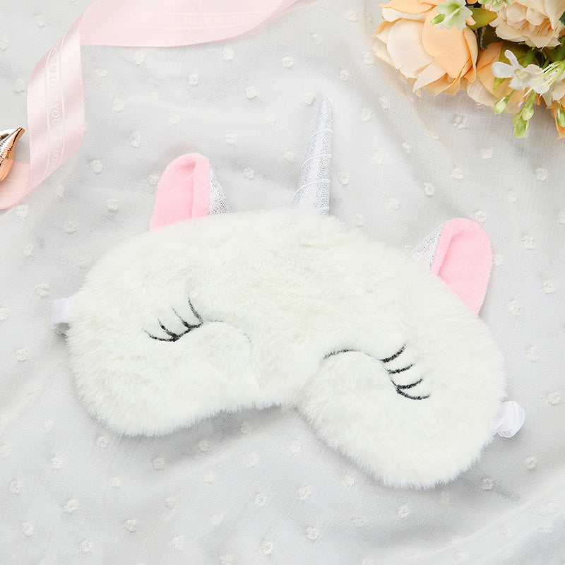 Unicorn Fluffy sleeping eye mask