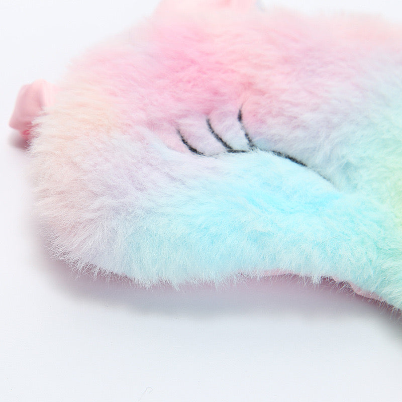 Unicorn Fluffy sleeping eye mask