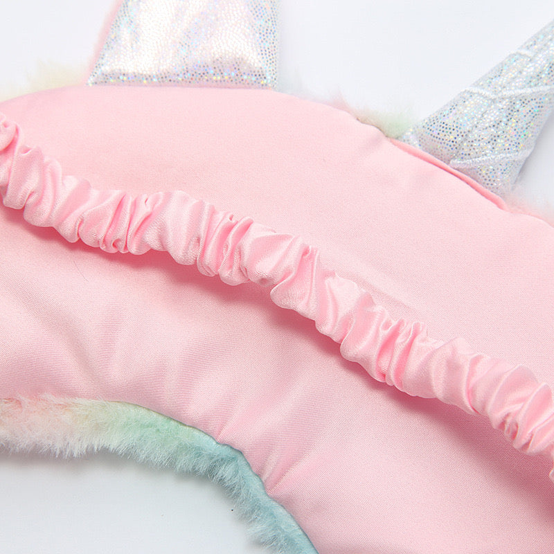 Unicorn Fluffy sleeping eye mask