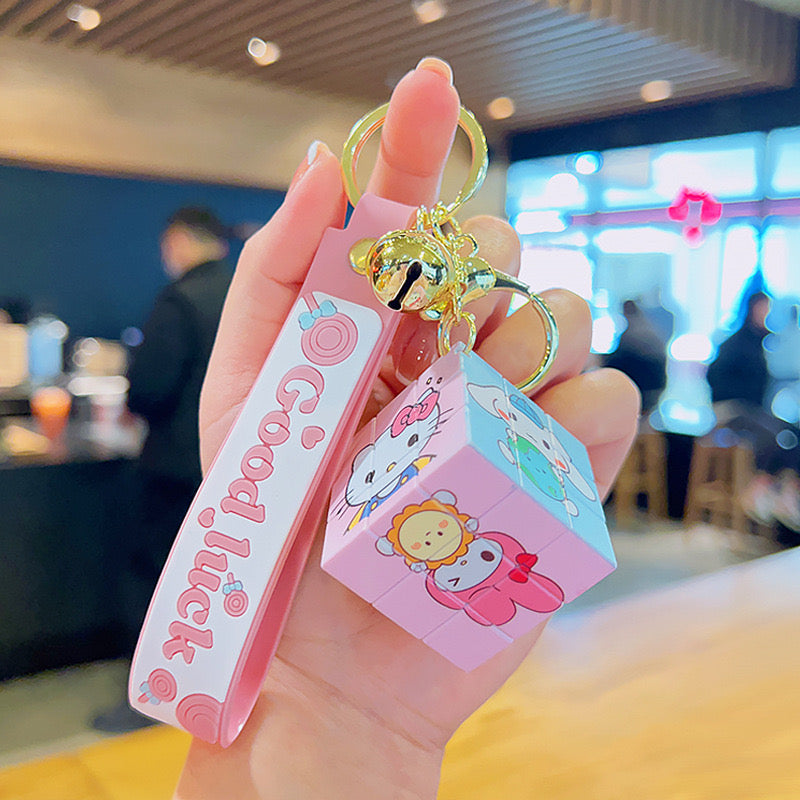 Sanrio cube keychain