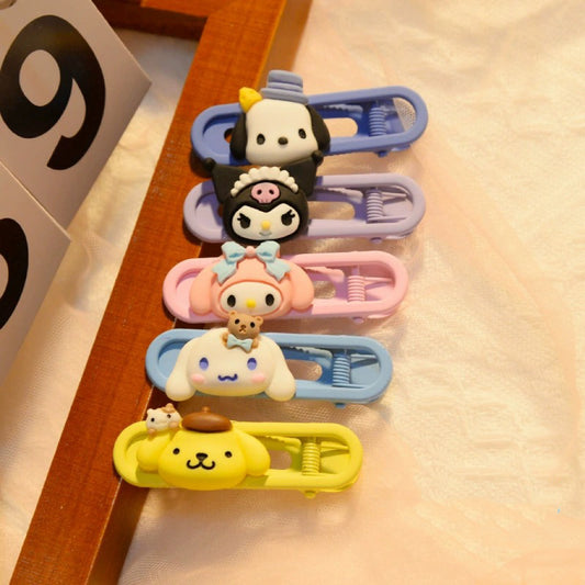 Sanrio hair clips