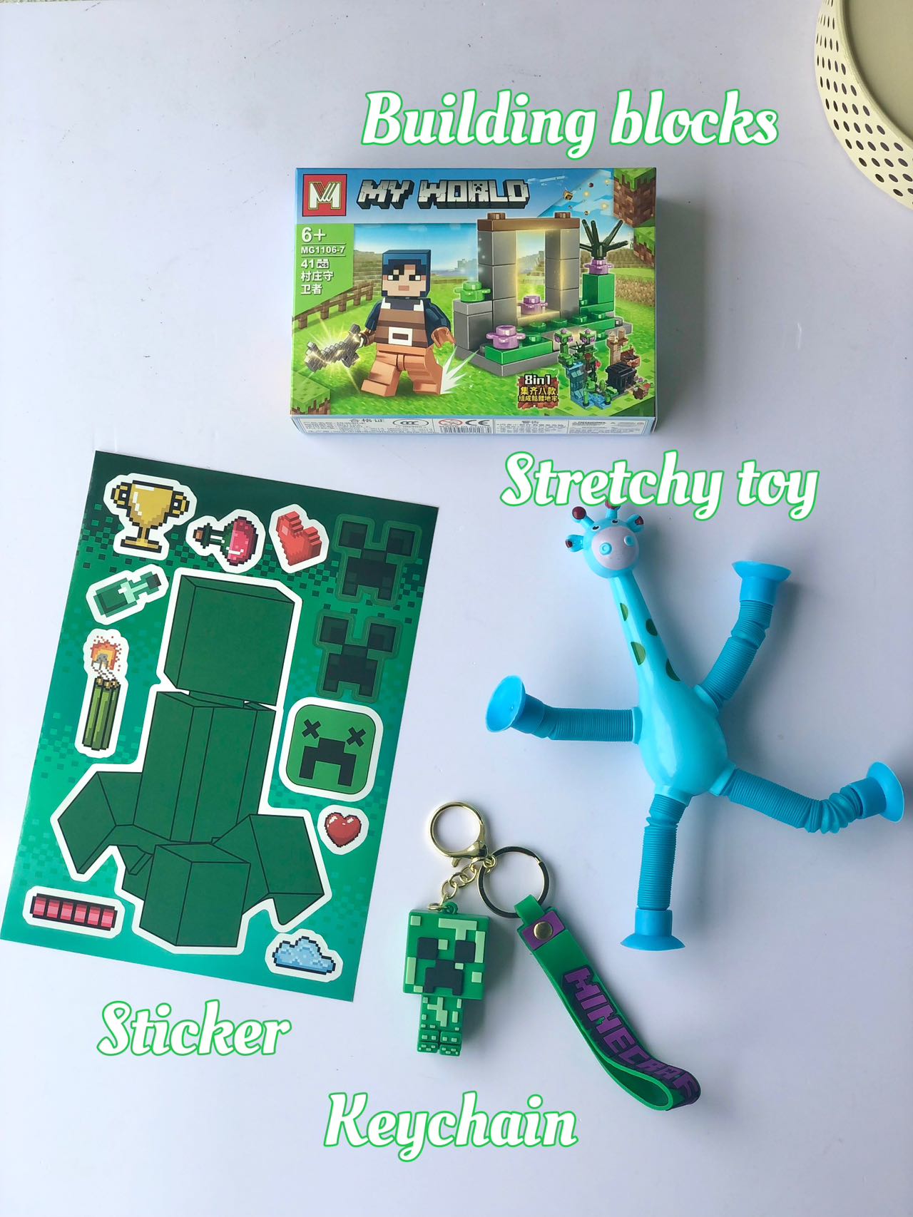 Minecraft gift bag