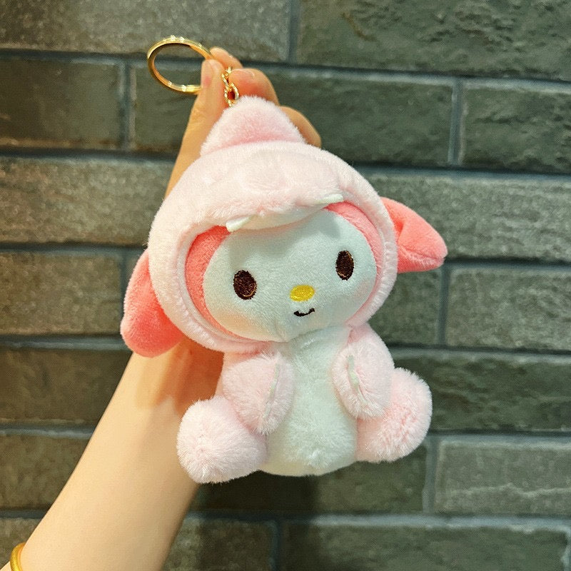 Sanrio fluffy keychain