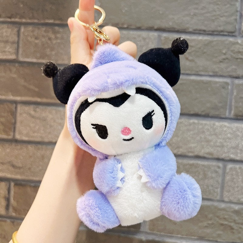 Sanrio fluffy keychain