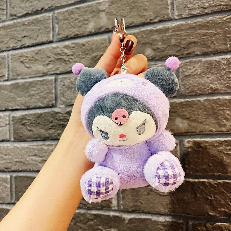 Sanrio fluffy keychain