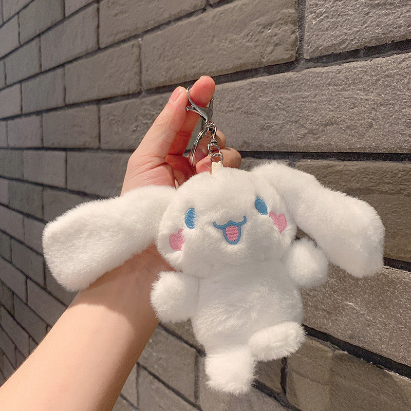 Sanrio fluffy keychain