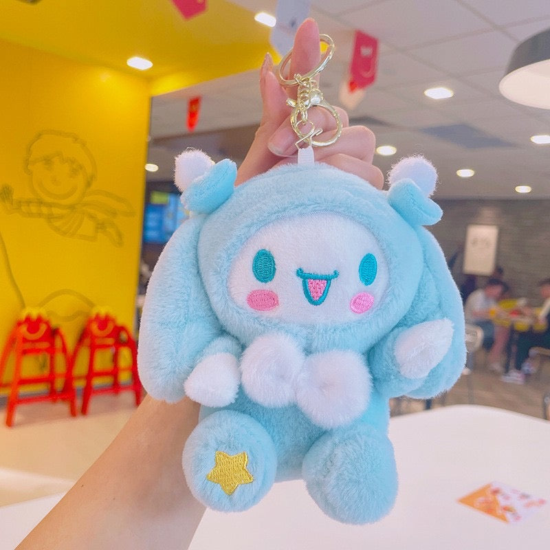 Sanrio fluffy keychain