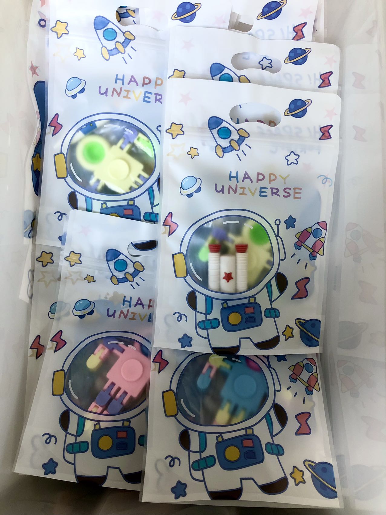 Spaceman party bags