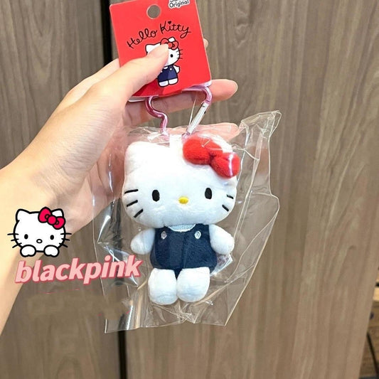 Hellokitty fluffy keychain