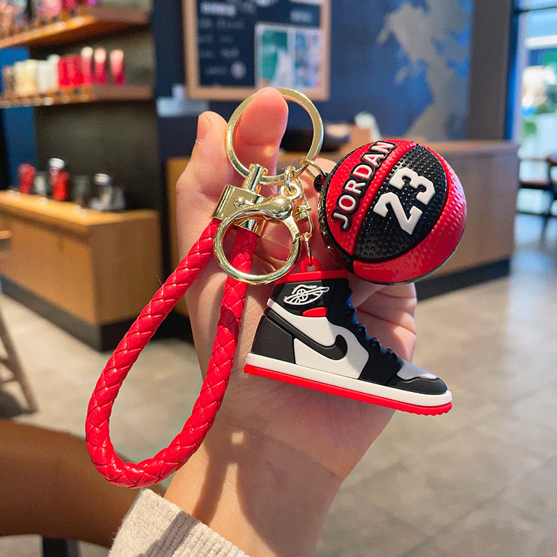 Basketball keychain