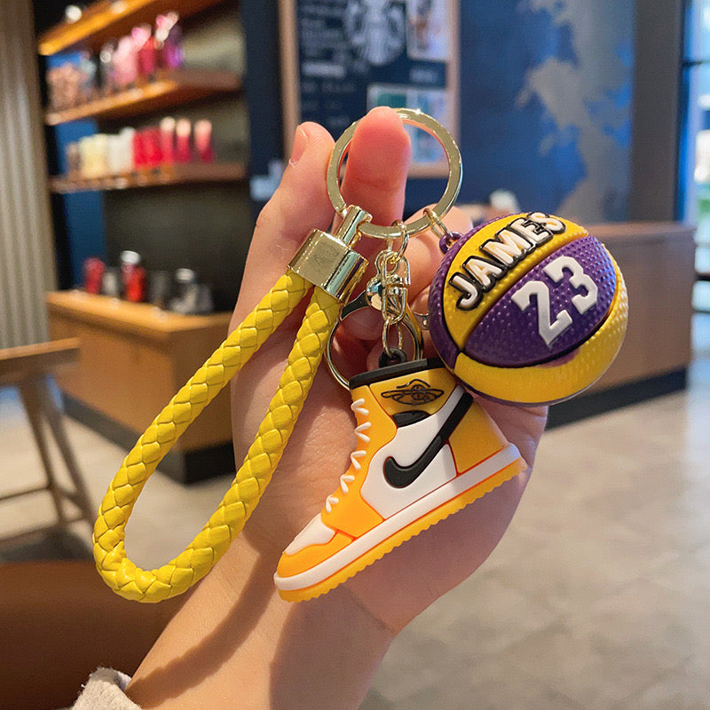 Basketball keychain