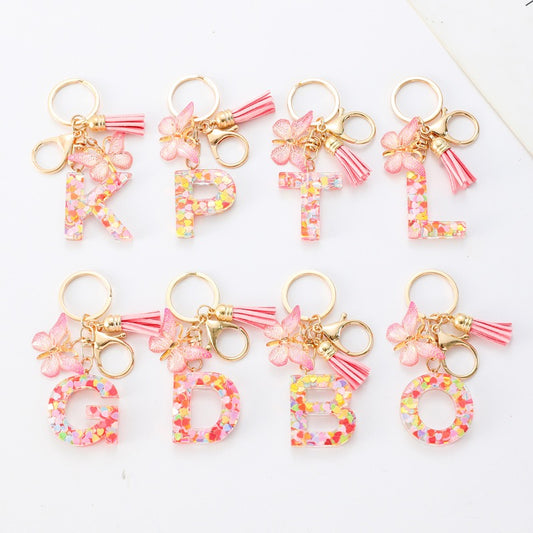 Letter keychain