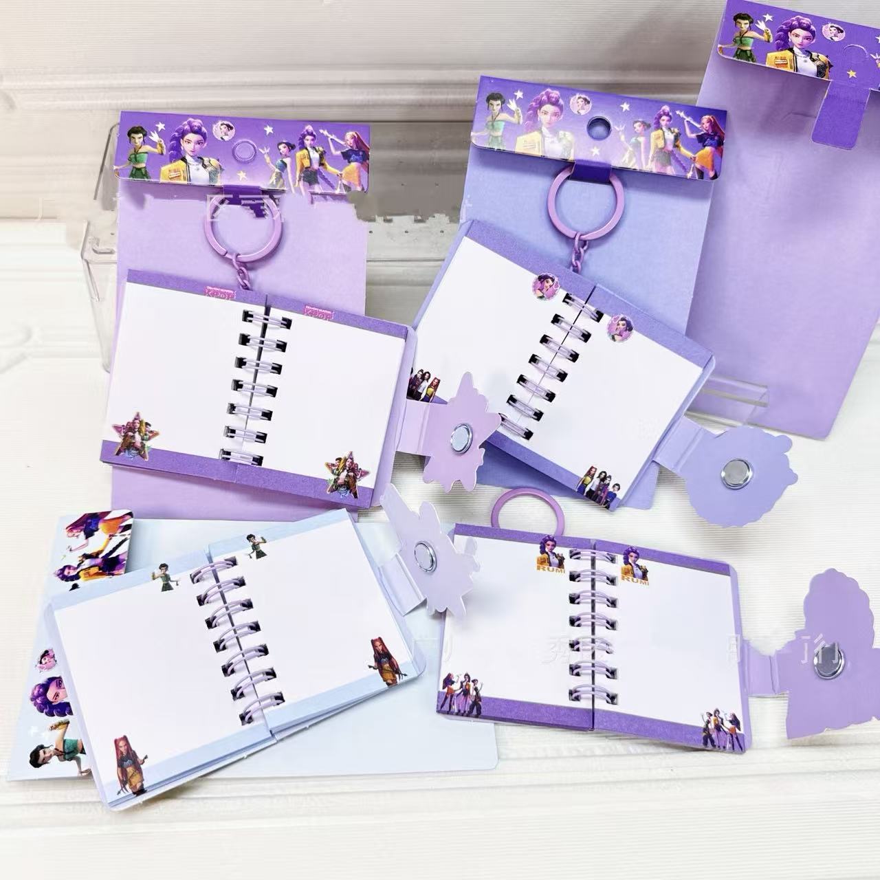 K-pop mini notebook keychain