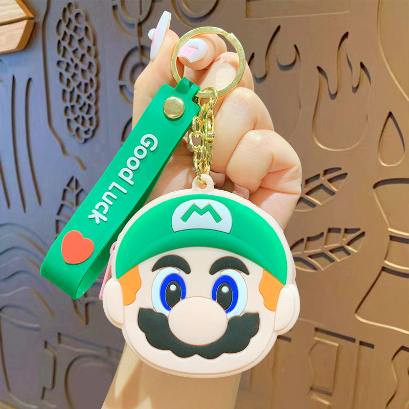 Mario coin purse keychain