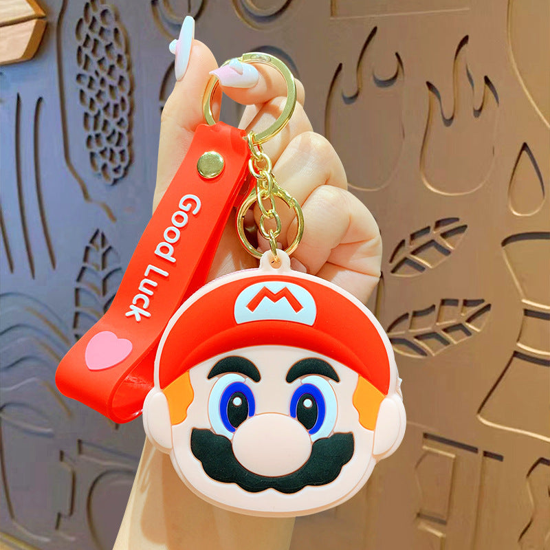 Mario coin purse keychain