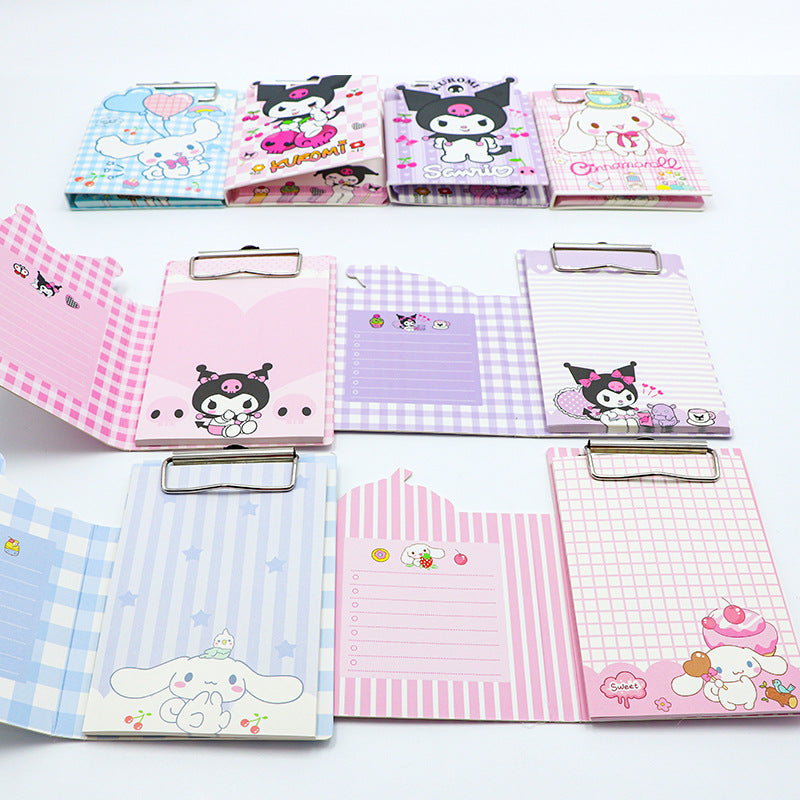 Sanrio notebook with clipboard