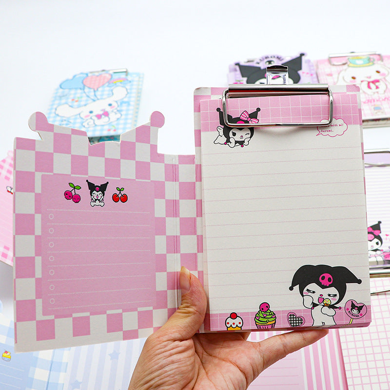 Sanrio notebook with clipboard